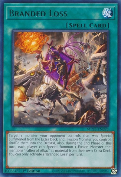 Branded Loss (25th Anniversary Tin: Dueling Heroes Mega Pack) Light Play 1st Edition