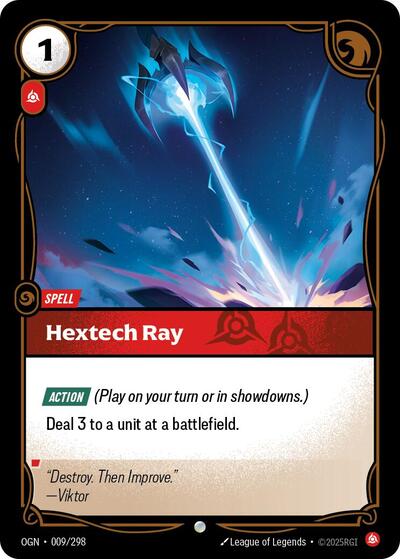 Hextech Ray (Origins) Near Mint - Nick Nack's Full Frontal Attack
