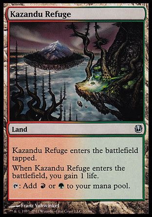 Kazandu Refuge (Duel Decks: Ajani vs Nicol Bolas) Near Mint