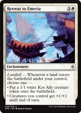 Retreat to Emeria (Battle for Zendikar) Near Mint - Nick Nack's Full Frontal Attack