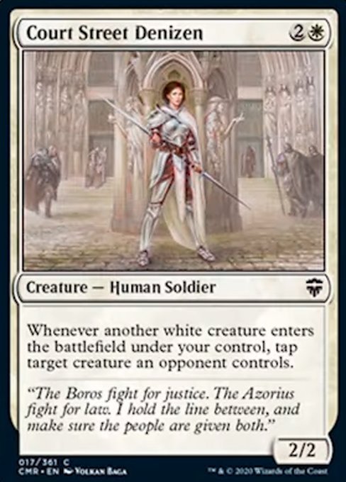 Court Street Denizen (Commander Legends) Near Mint - Nick Nack's Full Frontal Attack