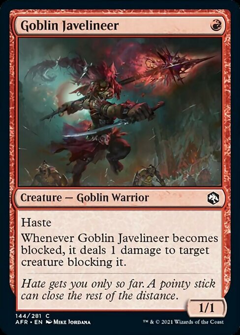 Goblin Javelineer (Adventures in the Forgotten Realms) Near Mint - Nick Nack's Full Frontal Attack