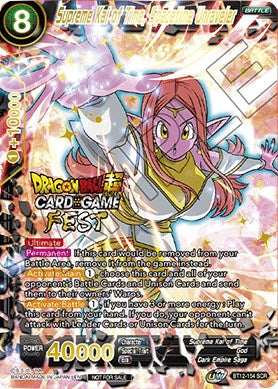 Supreme Kai of Time, Spacetime Unraveler (Card Game Fest 2022) (BT12-154) [Tournament Promotion Cards]