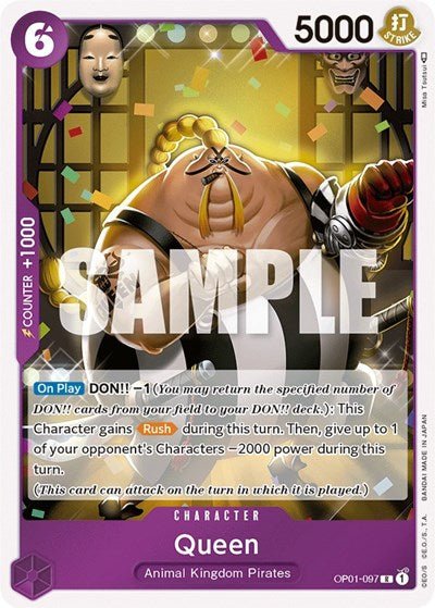 Queen (Romance Dawn) Near Mint Foil - Nick Nack's Full Frontal Attack