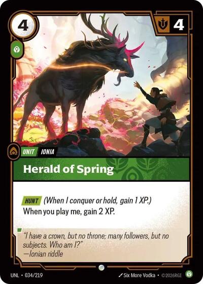 Herald of Spring (Unleashed) Near Mint