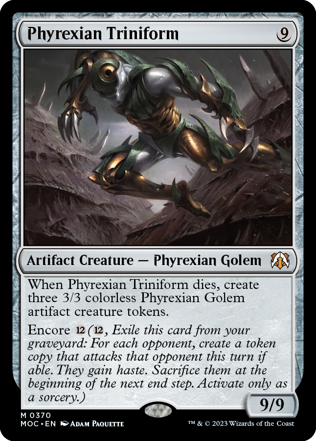 Phyrexian Triniform [March of the Machine Commander]