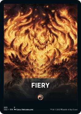 Fiery Theme Card (Jumpstart 2022) Near Mint