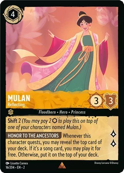 Mulan - Reflecting (Rise of the Floodborn) Near Mint - Nick Nack's Full Frontal Attack