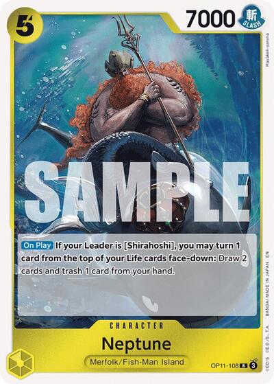 Neptune (A Fist of Divine Speed) Near Mint Foil