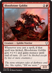 Bloodstone Goblin (Dominaria) Near Mint - Nick Nack's Full Frontal Attack