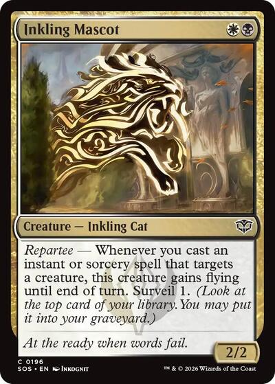 Inkling Mascot (Secrets of Strixhaven) Near Mint - Nick Nack's Full Frontal Attack