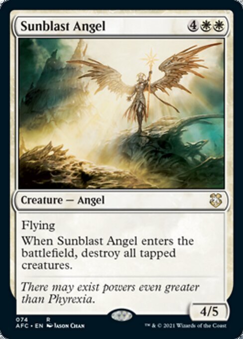 Sunblast Angel (Commander 2021 Forgotten Realms) Near Mint - Nick Nack's Full Frontal Attack