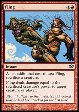 Fling (Planechase 2012) Near Mint - Nick Nack's Full Frontal Attack