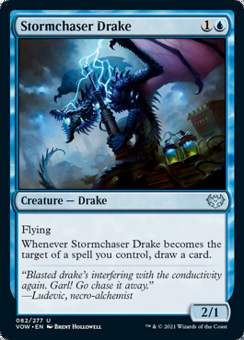 Stormchaser Drake (Innistrad: Crimson Vow) Near Mint - Nick Nack's Full Frontal Attack