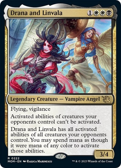 Drana and Linvala (March of the Machine) Near Mint Foil