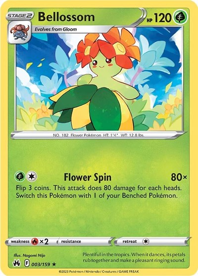 Bellossom (Crown Zenith) Near Mint