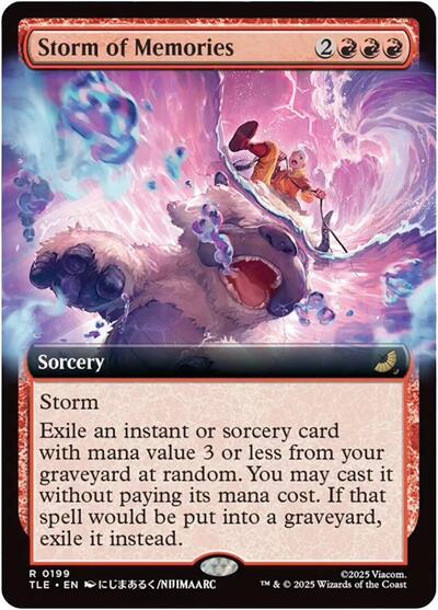 Storm of Memories (Extended Art) (Avatar: The Last Airbender: Eternal-Legal) Near Mint Foil