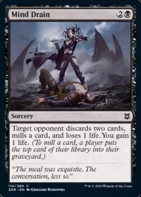 Mind Drain (Zendikar Rising) Near Mint - Nick Nack's Full Frontal Attack