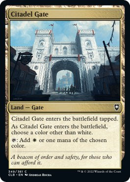Citadel Gate (Commander Legends: Battle for Baldur's Gate) Near Mint Foil