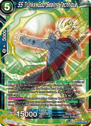 SS Trunks, God-Sealing Technique (Event Pack 08) (BT10-044) [Tarjetas de promoción del torneo] 