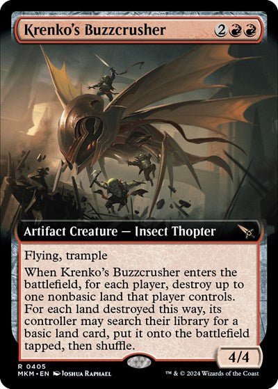Krenko's Buzzcrusher (Extended Art) (Murders at Karlov Manor) Near Mint - Nick Nack's Full Frontal Attack