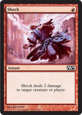 Shock (Magic 2014 Core Set) Near Mint - Nick Nack's Full Frontal Attack