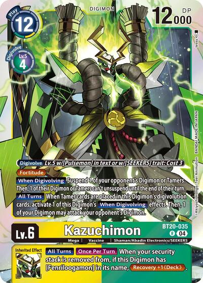 Kazuchimon (Release Special Booster 2.5) Heavy Play Foil