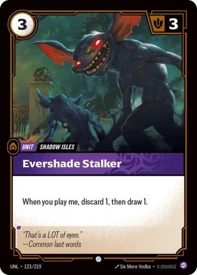 Evershade Stalker (Unleashed) Near Mint