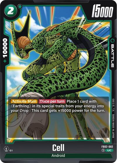 Cell FB02-082 (Blazing Aura) Near Mint
