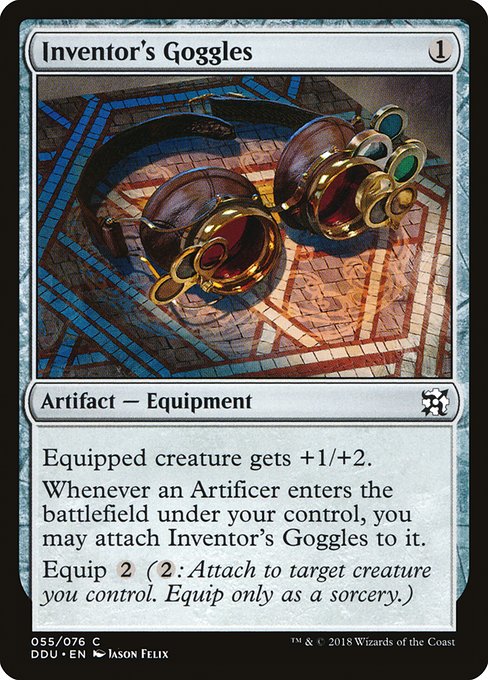 Inventor's Goggles (Duel Decks: Elves vs Inventors) Near Mint
