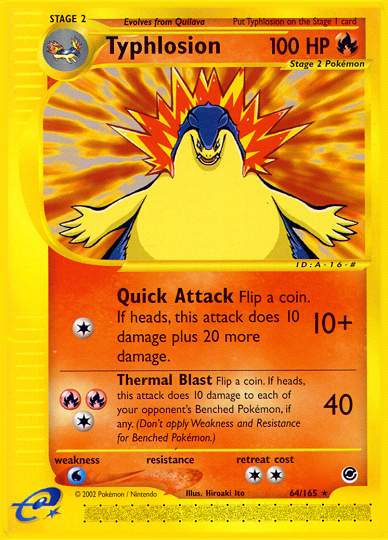 Typhlosion (Expedition) Light Play