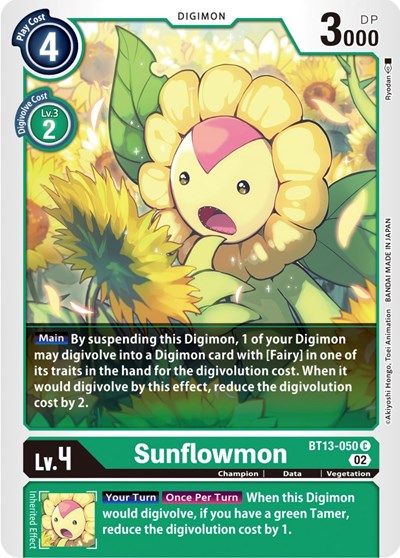 Sunflowmon (Versus Royal Knights) Near Mint