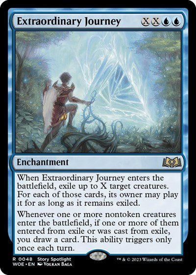 Extraordinary Journey (Wilds of Eldraine) Near Mint Foil - Nick Nack's Full Frontal Attack