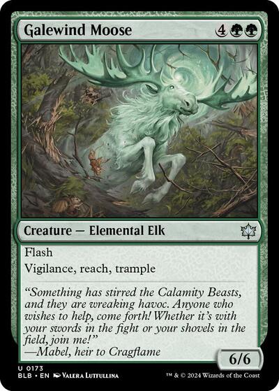 Galewind Moose (Bloomburrow) Near Mint
