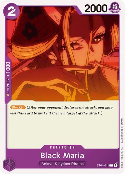 Black Maria (Starter Deck 4: Animal Kingdom Pirates) Near Mint - Nick Nack's Full Frontal Attack