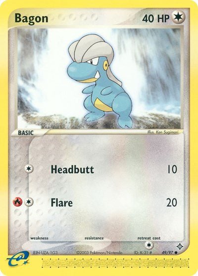 Bagon - 49 (Dragon) Medium Play - Nick Nack's Full Frontal Attack
