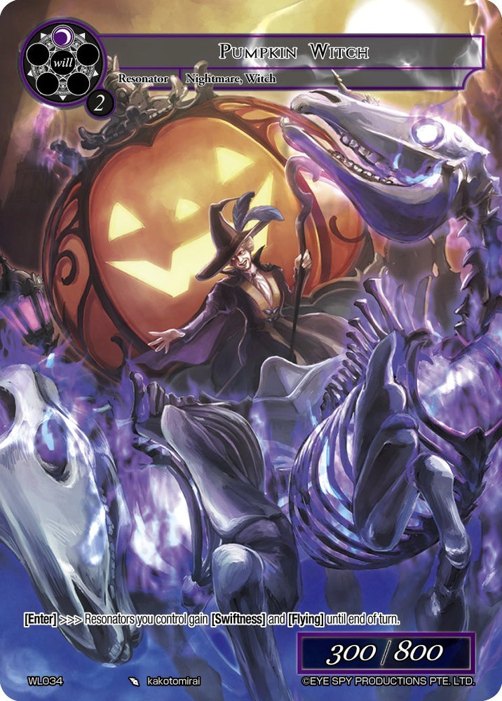 Pumpkin Witch (WL034) [Promo Cards]