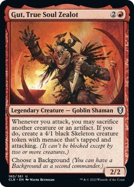 Gut, True Soul Zealot (Commander Legends: Battle for Baldur's Gate) Near Mint
