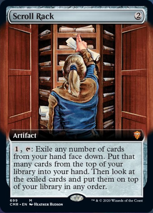 Scroll Rack (Extended Art) (Commander Legends) Near Mint