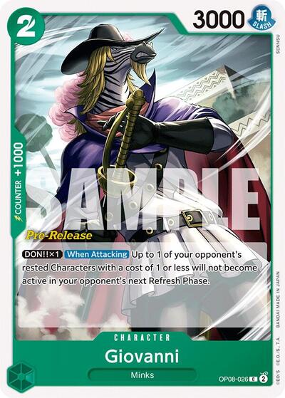Giovanni (Two Legends Pre - Release Cards) Near Mint - Nick Nack's Full Frontal Attack