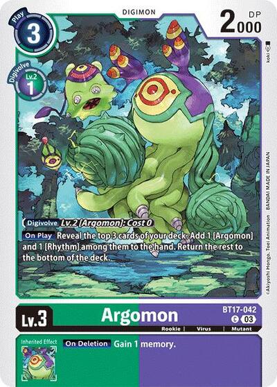 Argomon BT17-042 (Secret Crisis) Near Mint