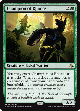 Champion of Rhonas (Amonkhet) Near Mint
