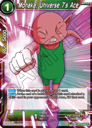 Monaka, Universe 7's Ace (BT16-056) [Realm of the Gods]