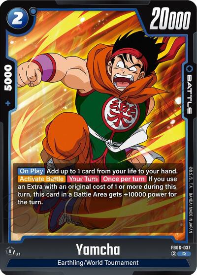 Yamcha (Rivals Clash) Near Mint Holofoil - Nick Nack's Full Frontal Attack