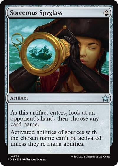 Sorcerous Spyglass (Foundations) Near Mint