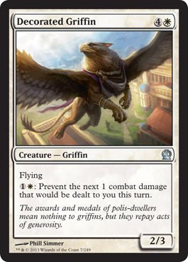 Decorated Griffin (Theros) Near Mint - Nick Nack's Full Frontal Attack
