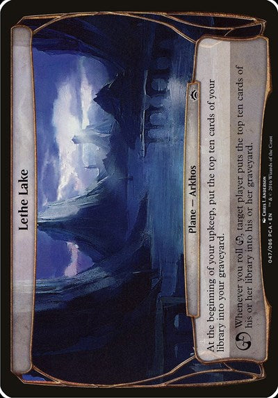 Lethe Lake (Planechase Anthology) (Oversize Cards) Near Mint