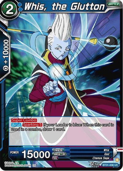 Whis, the Glutton (Impact Beyond Dimensions) Near Mint Foil - Nick Nack's Full Frontal Attack