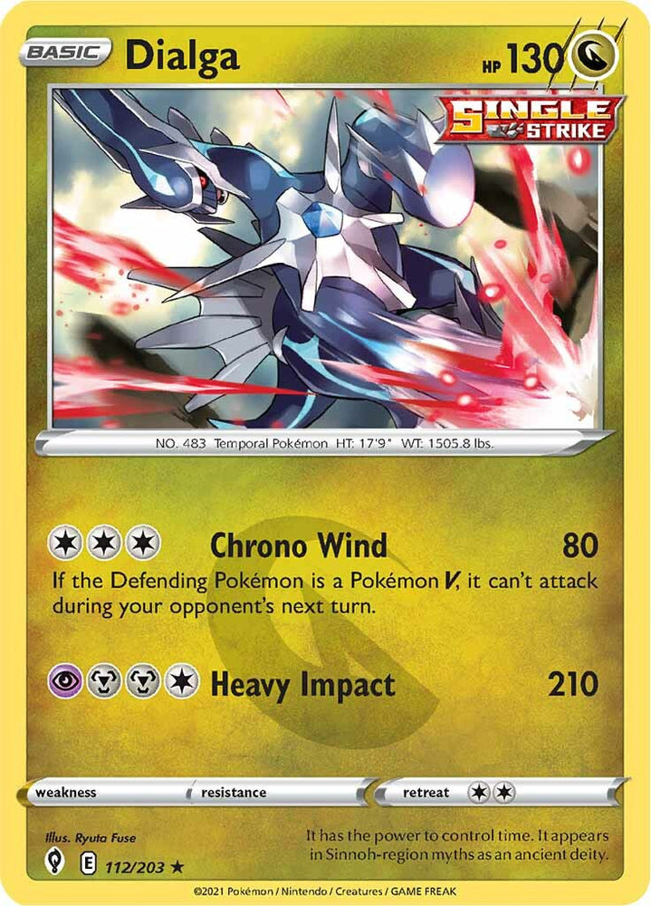 Dialga (112/203) [Épée &amp; Bouclier : Cieux en évolution] 