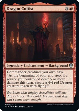 Dragon Cultist (Commander Legends: Battle for Baldur's Gate) Near Mint - Nick Nack's Full Frontal Attack